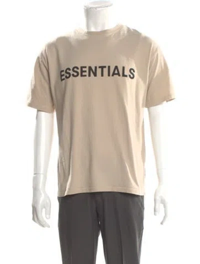 Pre-owned Essentials Graphic Print Crew Neck T-shirt In Neutral