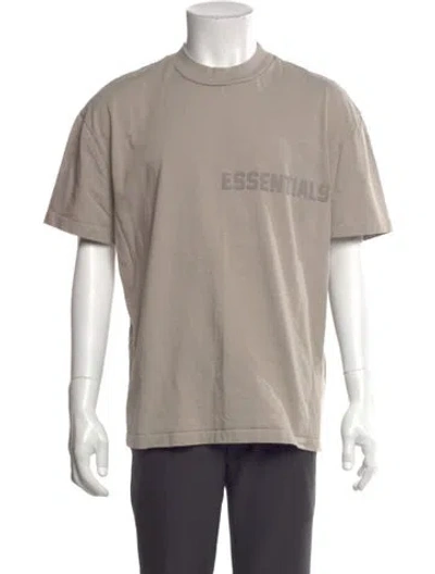 Pre-owned Essentials Graphic Print Crew Neck T-shirt In Neutral