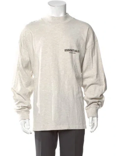 Pre-owned Essentials Graphic Print Crew Neck T-shirt In Neutral