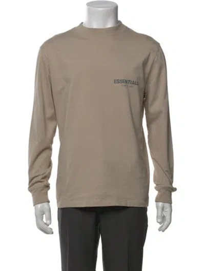 Pre-owned Essentials Graphic Print Crew Neck T-shirt In Neutral
