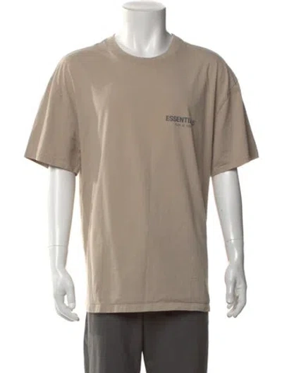 Pre-owned Essentials Graphic Print Crew Neck T-shirt In Neutral