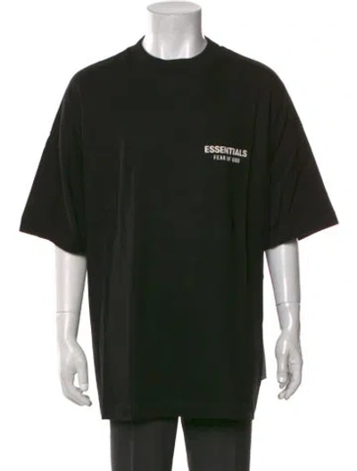 Pre-owned Essentials Graphic Print Crew Neck T-shirt W/ Tags In Black