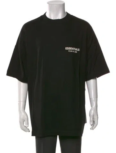 Pre-owned Essentials Graphic Print Crew Neck T-shirt W/ Tags In Black