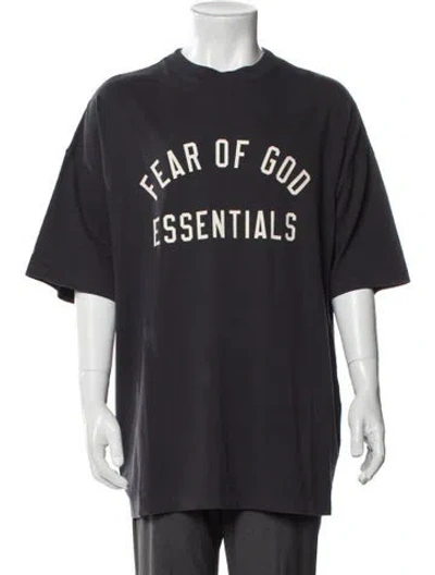 Pre-owned Essentials Graphic Print Crew Neck T-shirt W/ Tags In Gray
