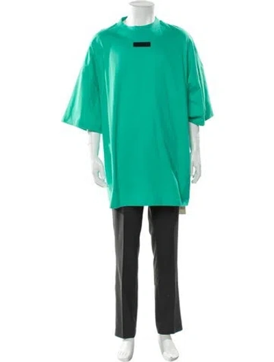 Pre-owned Essentials Graphic Print Crew Neck T-shirt W/ Tags In Green
