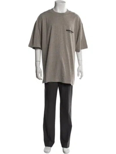 Pre-owned Essentials Graphic Print Crew Neck T-shirt W/ Tags In Grey