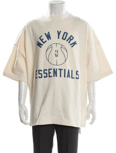 Pre-owned Essentials Graphic Print Crew Neck T-shirt W/ Tags In Neutral