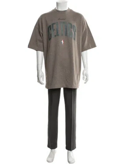 Pre-owned Essentials Graphic Print Crew Neck T-shirt W/ Tags In Neutral