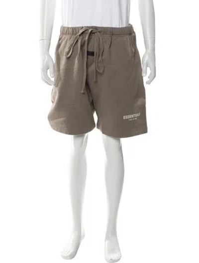 Pre-owned Essentials Graphic Print Jogger Shorts W/ Tags In Neutral