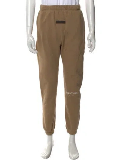 Pre-owned Essentials Graphic Print Joggers In Neutral