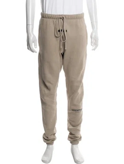 Pre-owned Essentials Graphic Print Joggers In Neutral