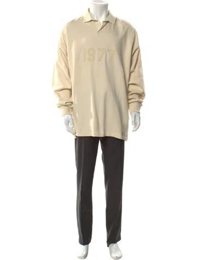 Pre-owned Essentials Graphic Print Long Sleeve Shirt In Neutral