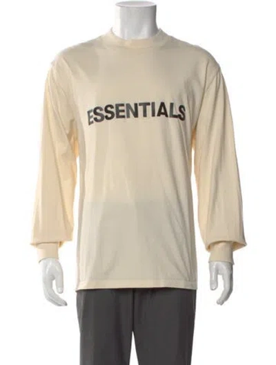 Pre-owned Essentials Graphic Print Long Sleeve Shirt In Neutral