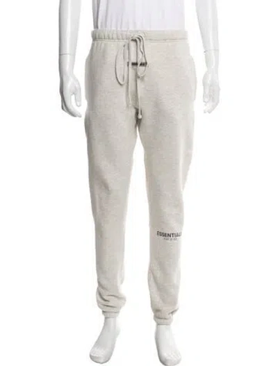 Pre-owned Essentials Graphic Print Lounge Bottoms In Gray