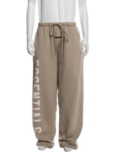 Pre-owned Essentials Graphic Print Lounge Bottoms In Neutrals