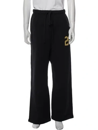 Pre-owned Essentials Graphic Print Lounge Bottoms W/ Tags In Black
