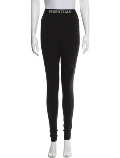 Pre-owned Essentials Graphic Print Lounge Set In Black