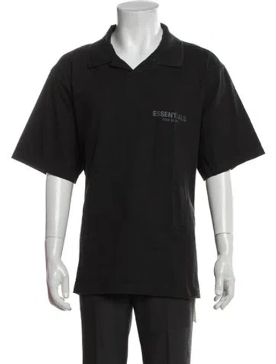 Pre-owned Essentials Graphic Print Short Sleeve Shirt In Gray