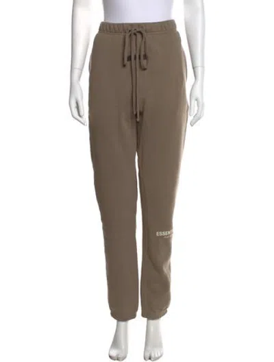 Pre-owned Essentials Graphic Print Straight Leg Pants W/ Tags In Neutrals