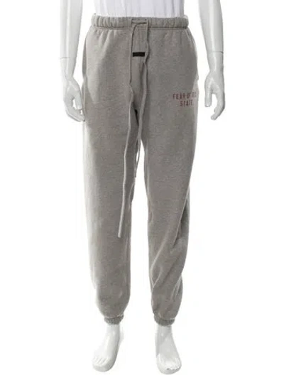 Pre-owned Essentials Graphic Print Sweatpants In Gray