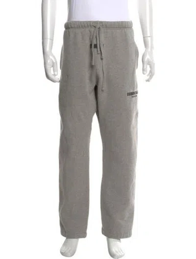 Pre-owned Essentials Graphic Print Sweatpants In Gray