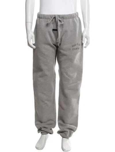 Pre-owned Essentials Graphic Print Sweatpants In Grey