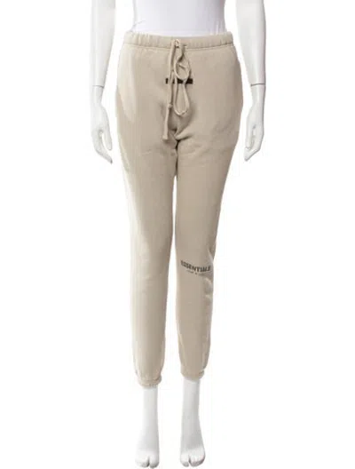 Pre-owned Essentials Graphic Print Sweatpants In Neutrals