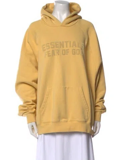 Pre-owned Essentials Graphic Print Turtleneck Sweatshirt In Neutral