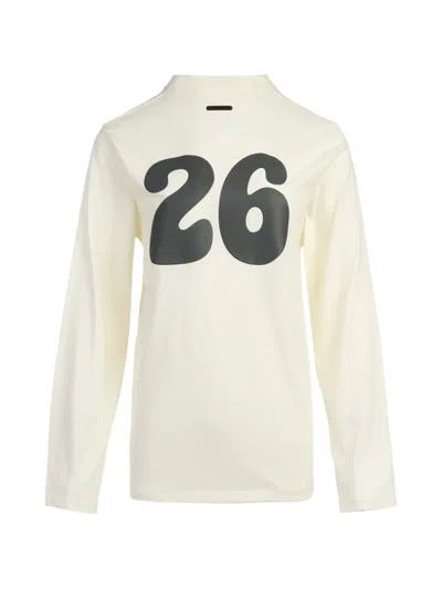 Essentials Graphic-print Long-sleeve T-shirt In White