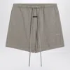 Essentials Fleece Logo Shorts In Gray