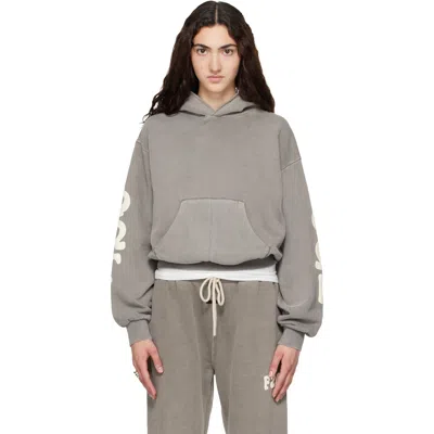 Essentials Gray 90s Fleece Hoodie