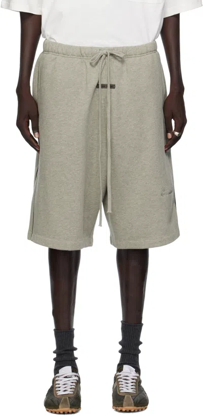 Essentials Gray Basketball Jersey Shorts