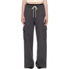 Essentials Gray Cargo Relaxed Sweatpants In Gray
