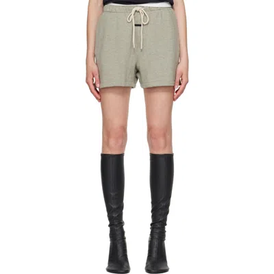 Essentials Gray Classic Fit Shorts