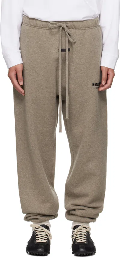 Essentials Gray Classic Sweatpants In Homestead Heather