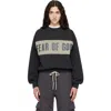 Essentials Womens Paneled Classic Sweatshirt In Black