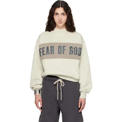 Essentials Gray Classic Sweatshirt In Neutral