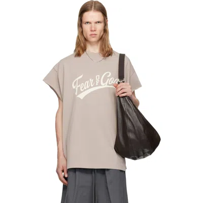 Essentials Gray Cut Off 90's T-shirt