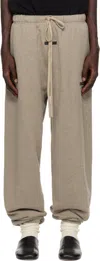 Essentials Gray Fleece Essential Sweatpants In Heather Gray