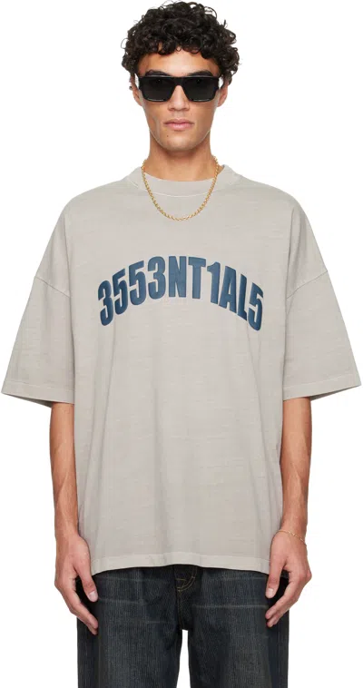 Essentials Gray Holiday 'new York' 90s T-shirt
