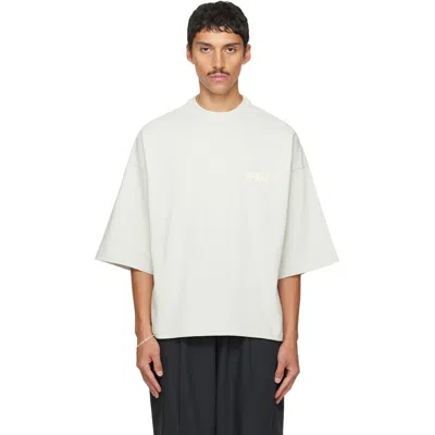 Essentials Gray Merch T-shirt In White