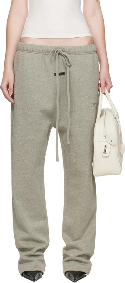 ESSENTIALS GRAY RELAXED LOUNGE PANTS
