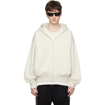 Essentials Gray Signature Classic Full Zip Hoodie