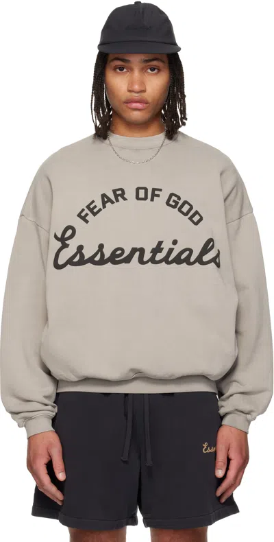Essentials Gray Training 90s Crewneck Sweatshirt