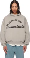 Essentials Gray Training 90s Hoodie In Multi