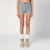 ESSENTIALS GREY HONEYCOMB SHORT