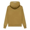 Essentials (gs) Fear Of God  Fw21 Pullover Hoodie 'amber' In Green