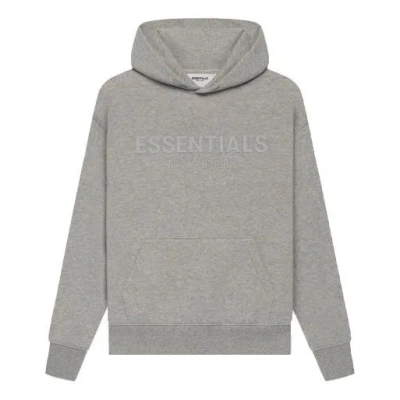 Essentials (gs) Fear Of God  Ss21 Hoodie 'dark Heather Oatmeal' In Gray