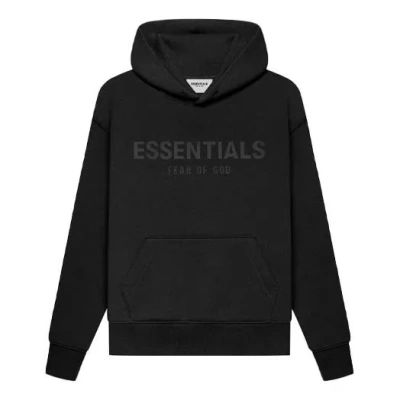 Essentials (gs) Fear Of God  Ss21 Hoodie 'stretch Limos' In Black