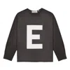 Essentials (gs) Fear Of God  Ss22 Big E Sweater Iron In Black